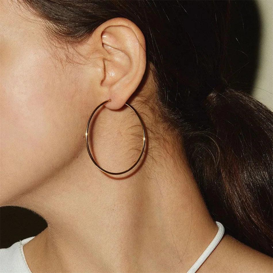 LARGE LOOP EARRINGS